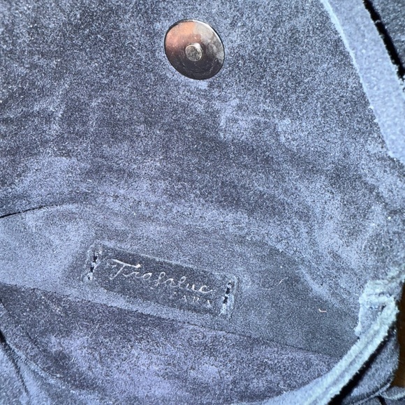 Fringe Navy Blue Crossbody Zara Suede - Picture 2 of 3